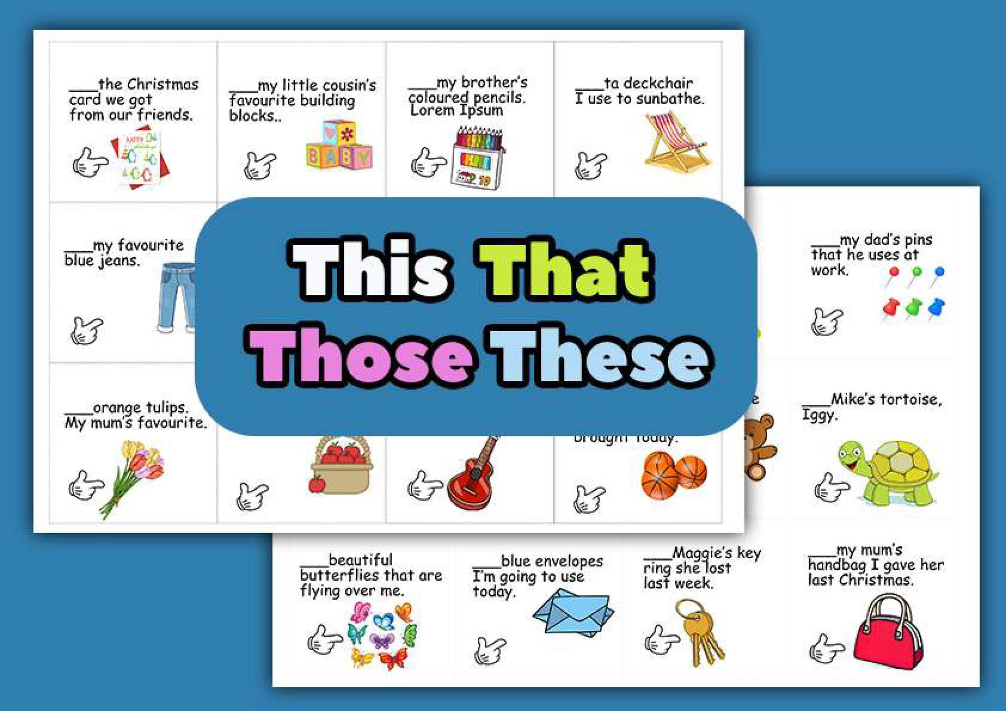 Demonstrative Exercises This That These Those Prepyourlesson Demonstrative Exercises This That These Those Prepyourlesson